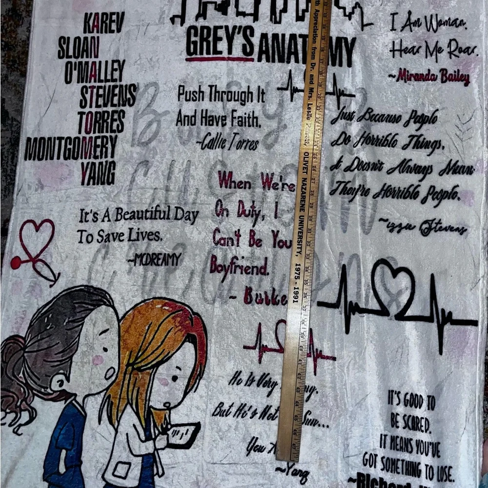 Grey’s Anatomy Blanket You are my person Throw Blanket Ultra-Soft Blanket